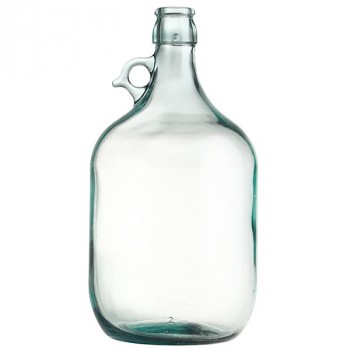 Glasdamejeanne 5 liter för bygelkapsyl