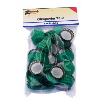 Ölkapsyler grön 75-pack