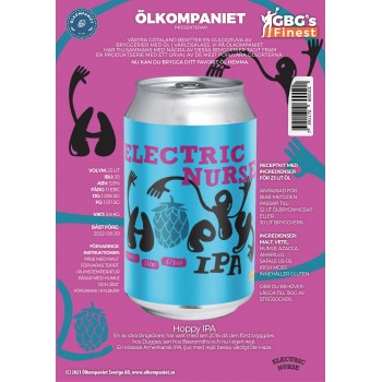 Receptkit - Electric Nurse - Hoppy - 10 Liter