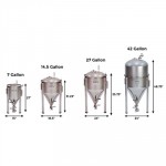 Blichmann Fermenator konisk jästank 26.5 lit (7gal)