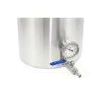 Gryta 32 liter med tappkran och termometer