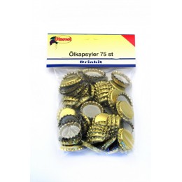Kapsyler guld 75-pack