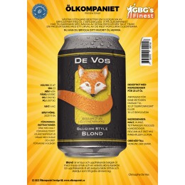 Receptkit - De Vos - Belgian Blond - 10 Liter