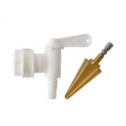 Tappkran med borrsats